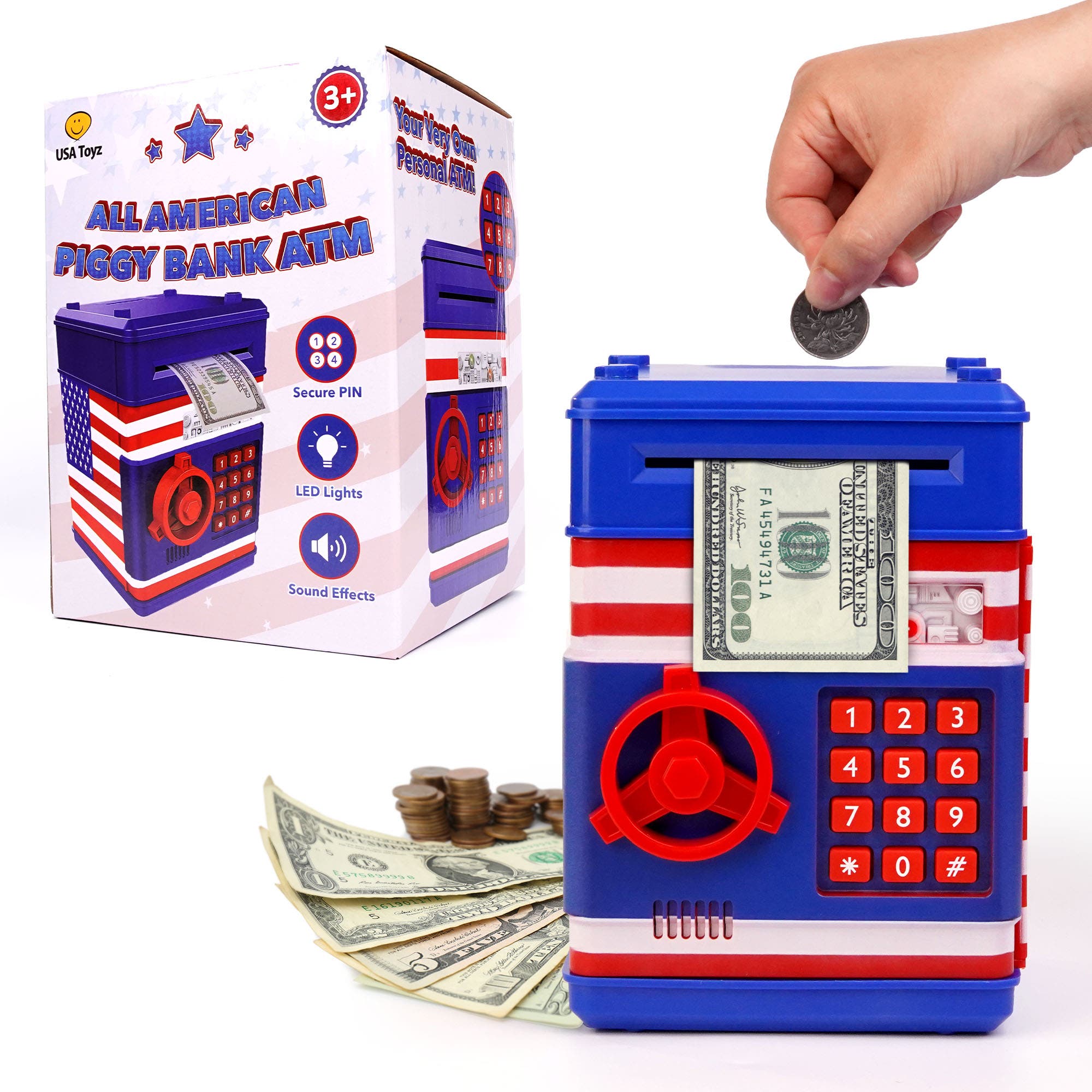 Insty-Prints 貯金箱 アドバタイジング ソフビ USA Ib70 All-American Electronic Piggy Bank | Nordstrom