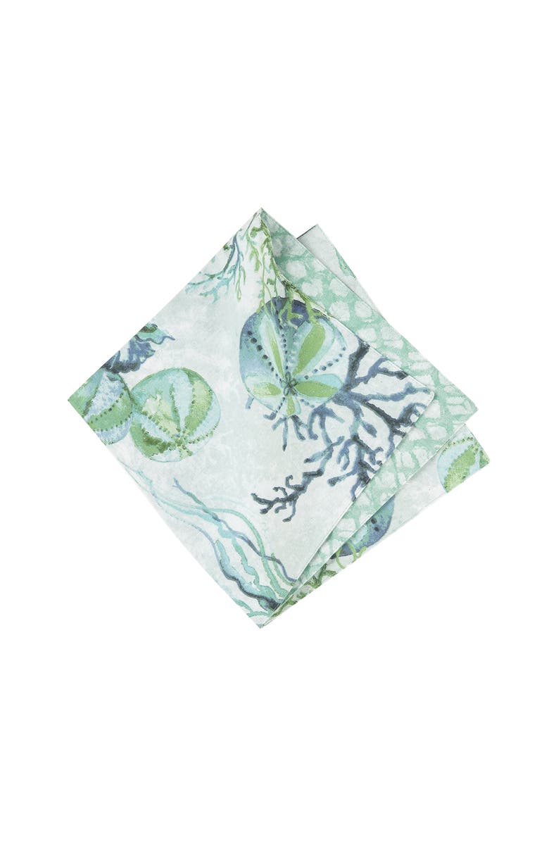 C&F Home Shorecrest Napkin, Set of 6, Main, color, Blue