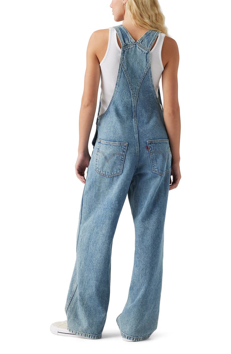 Levi's<sup>®</sup> Baggy Denim Overalls, Alternate, color,