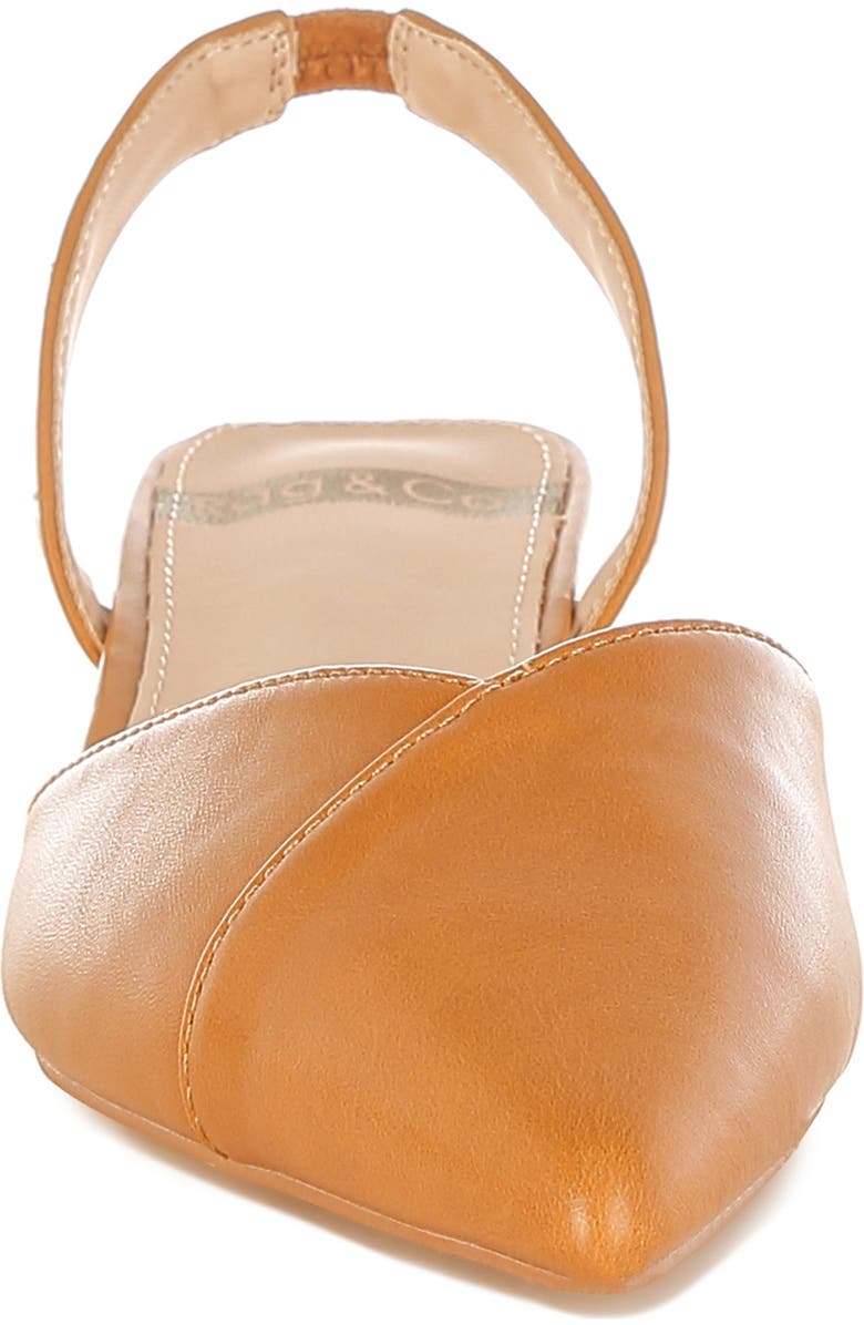 Rag & Co Tijay Slingback Flat, Alternate, color, Tan