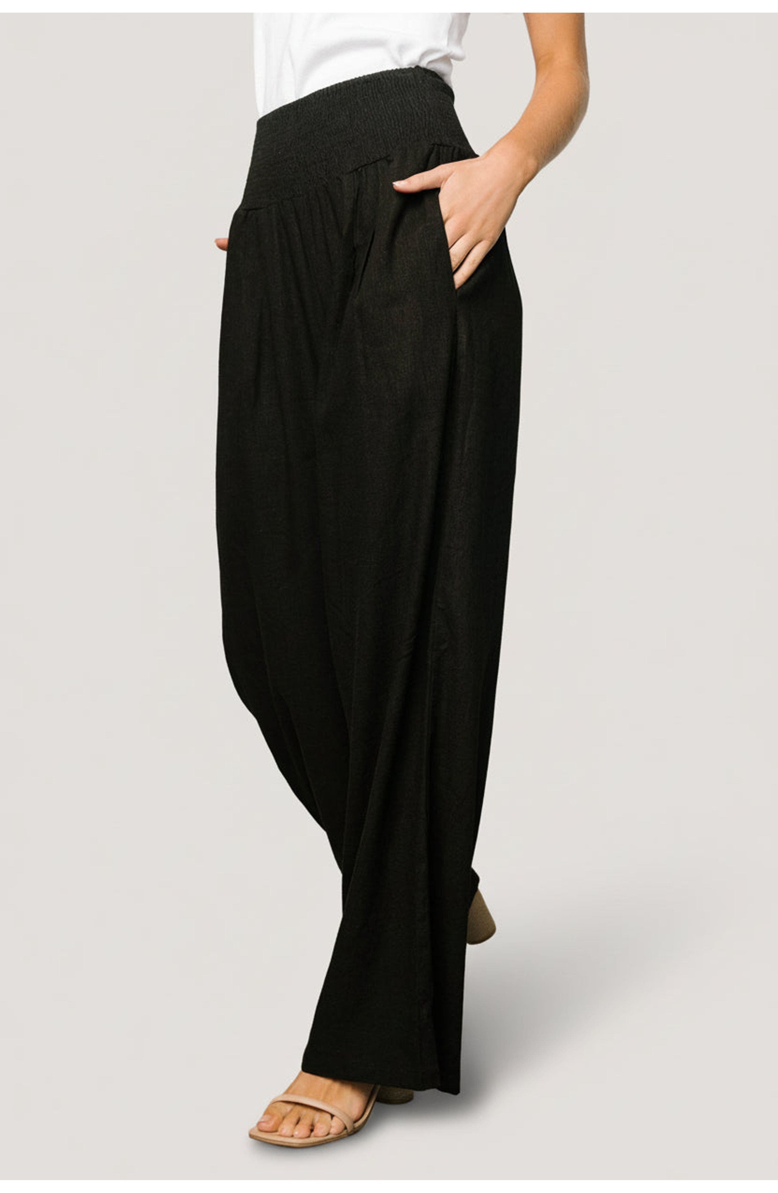 Parvati Smocked Waist Pants - image 2