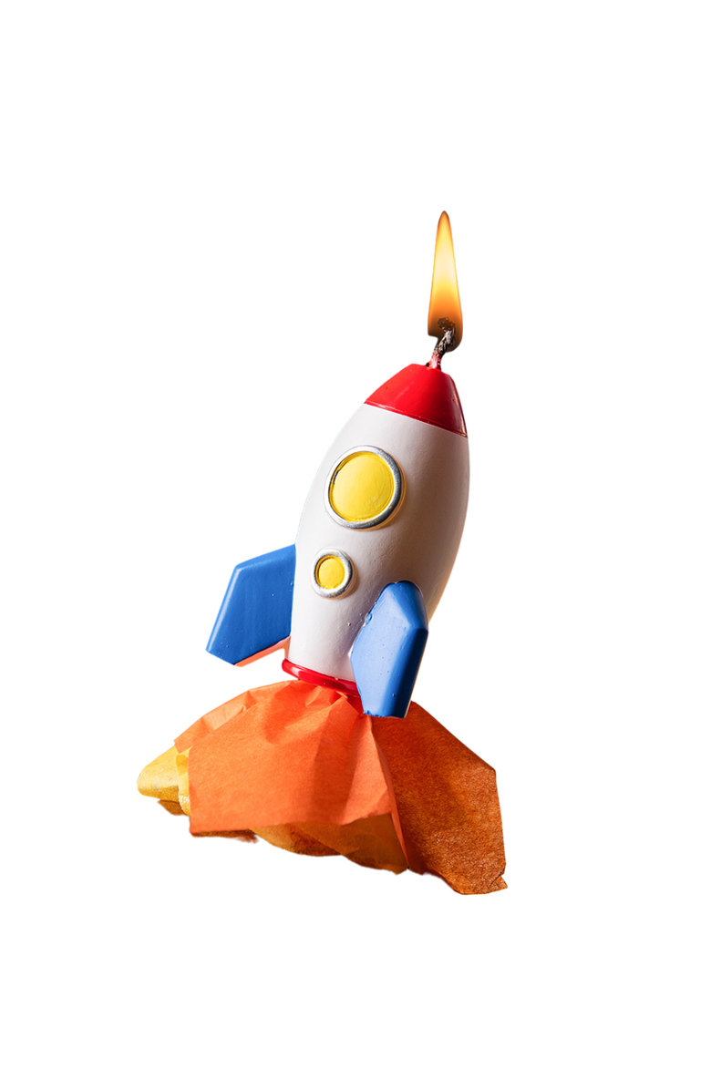 Southlake gifts Rocket Launch Candle, Alternate, color, Rocket