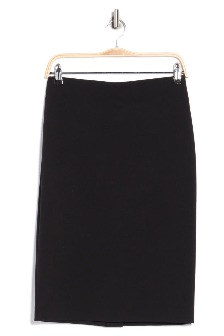 Ponte Pencil Skirt, Alternate, color, BLACK