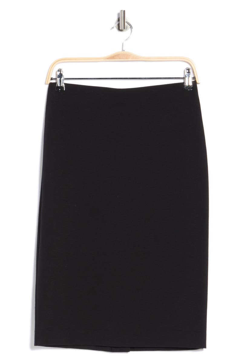NORDSTROM RACK Ponte Pencil Skirt, Main, color, Black