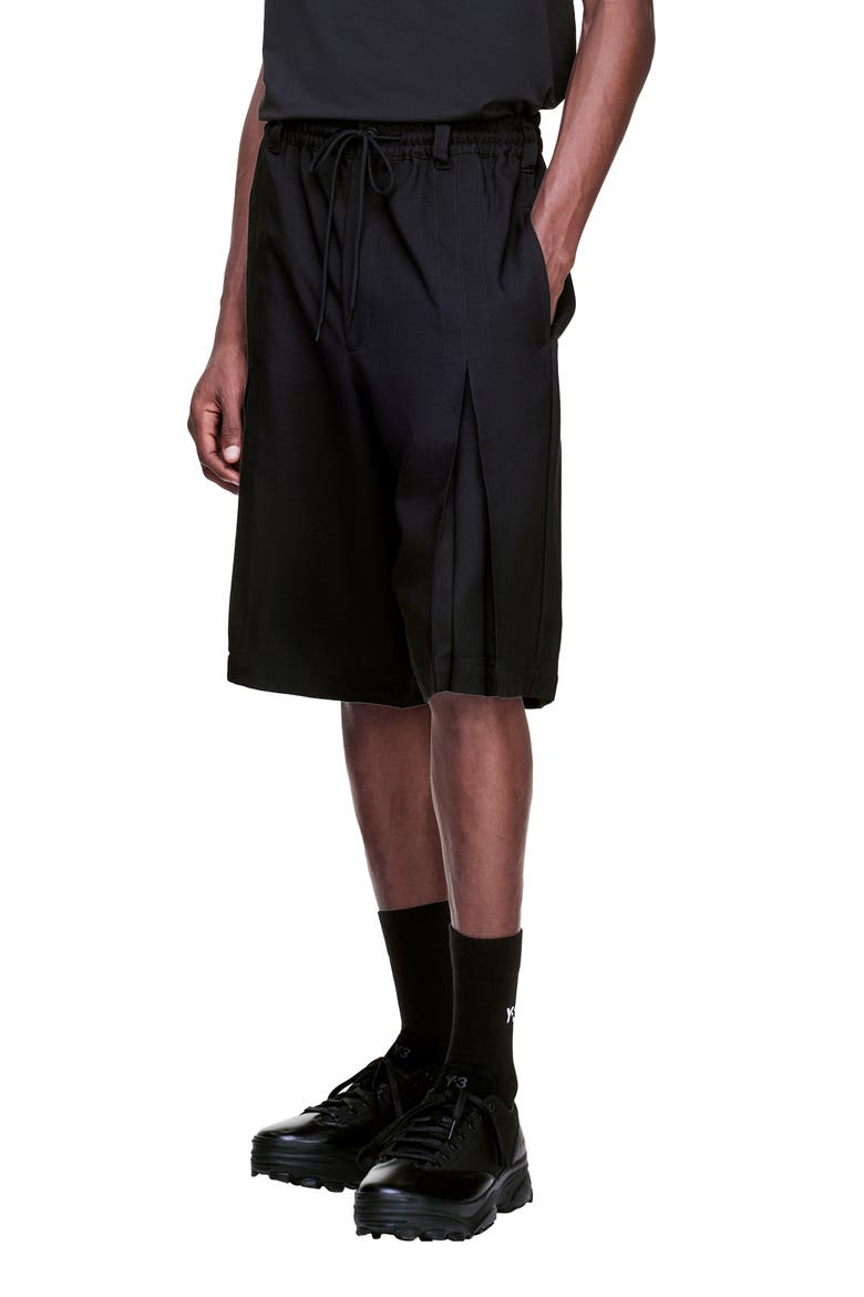 Y-3 Sport Uniform Pleated Oversize Shorts (Men) | Nordstrom