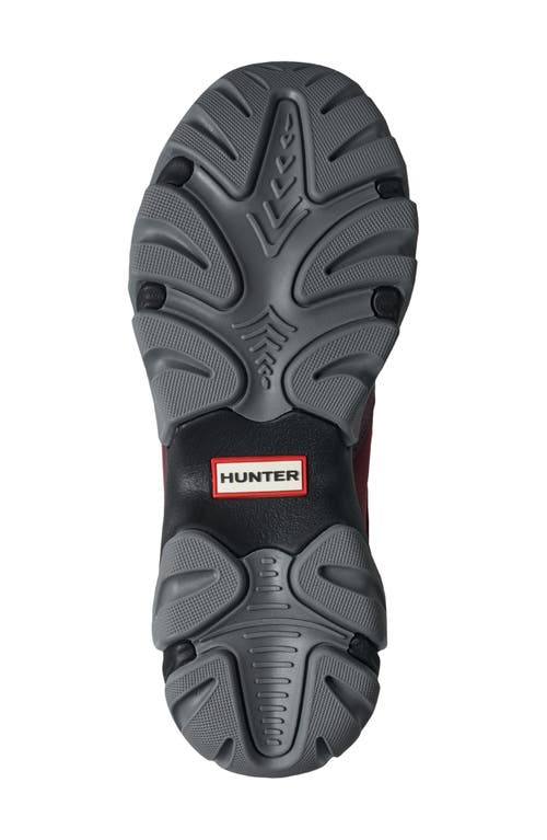 Hunter Darisa Water Repellent Slip-on Shoe In Red