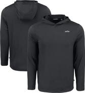 Cutter & Buck Men's Cutter & Buck Black New York Jets Monochromatic Logo Coastline Epic Comfort Eco Recycled Long Sleeve Hoodie T-Shirt