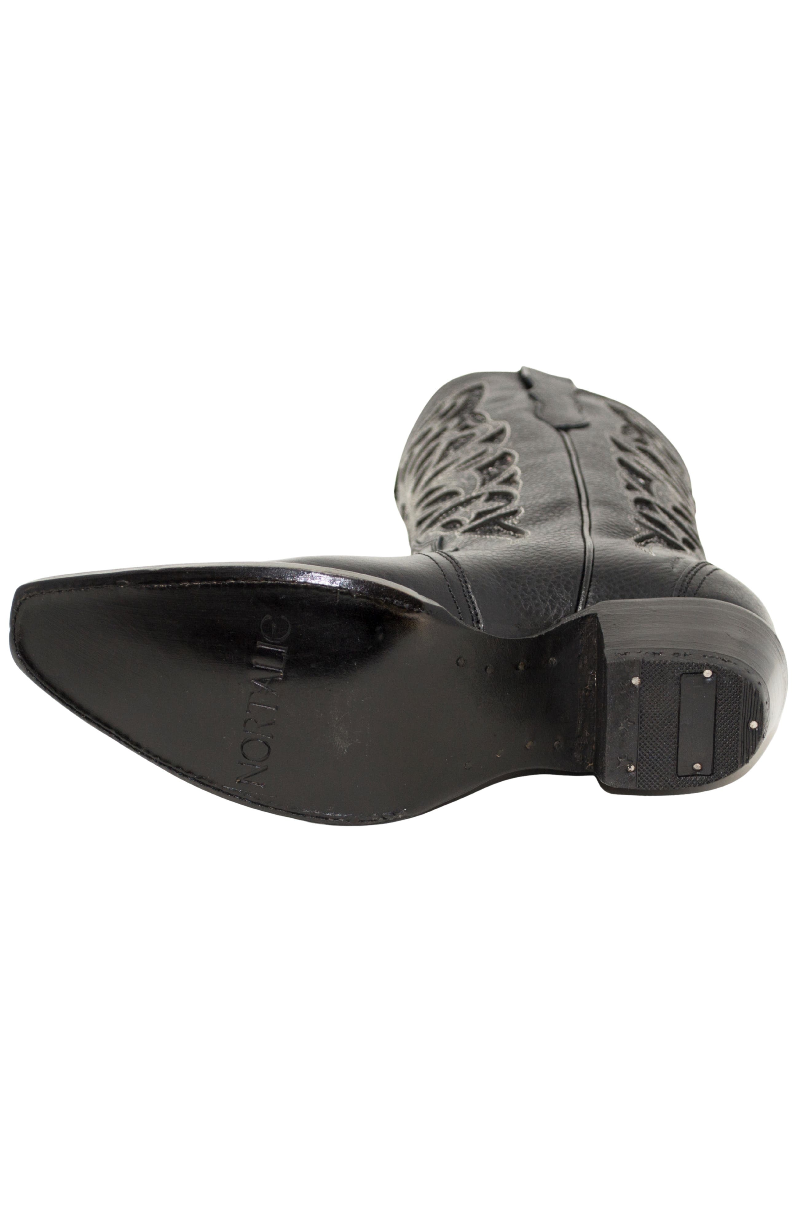 NORTALIE The Noche Western Cowboy Boot, Alternate, color, Noche