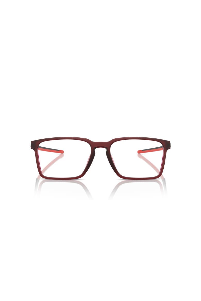 54mm Rectangle optical glasses, Alternate, color, Red