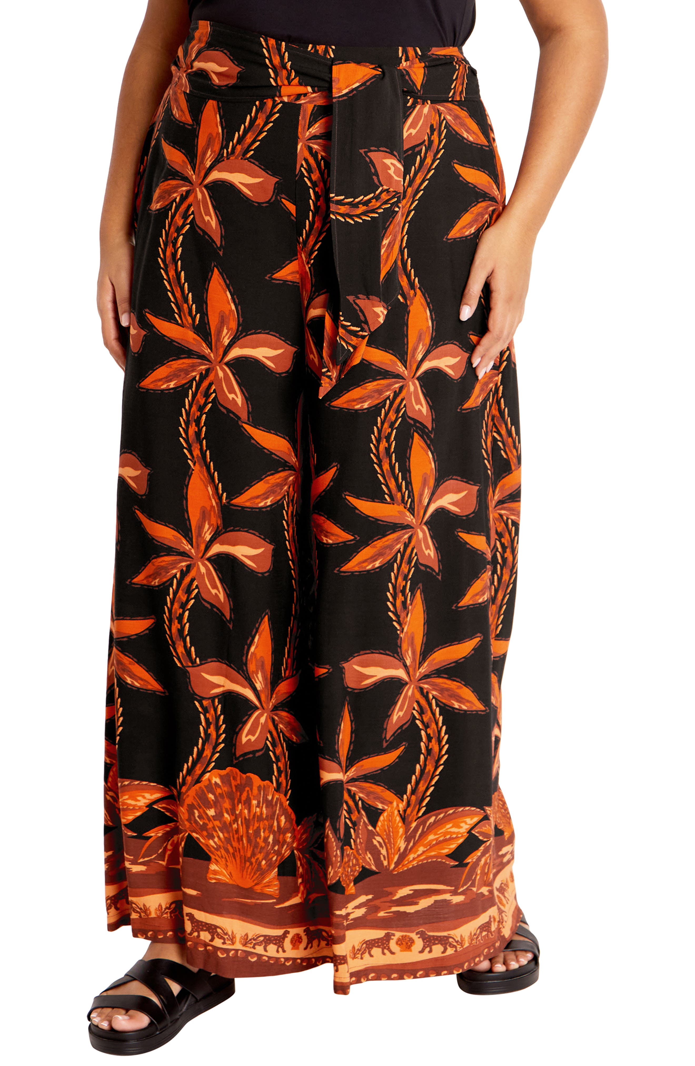 City Chic Treasure Wide Leg Pants