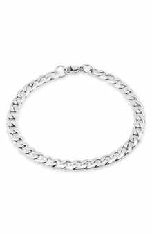 Men's Stainless Steel Cuban Link Bracelet
