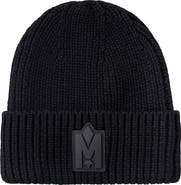 Mackage Kids' Jude Cuff Recycled Wool Blend Rib Beanie