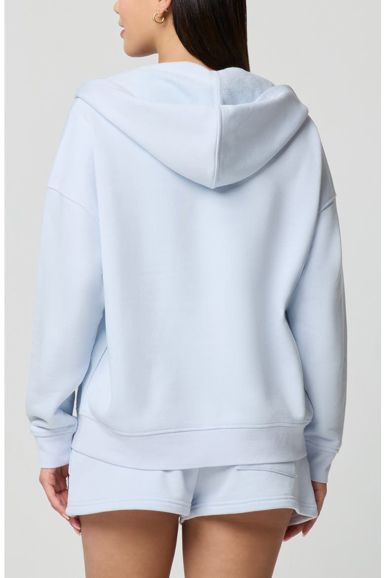 Oversized Zip Hoodie, Alternate, color, HALOGEN BLUE