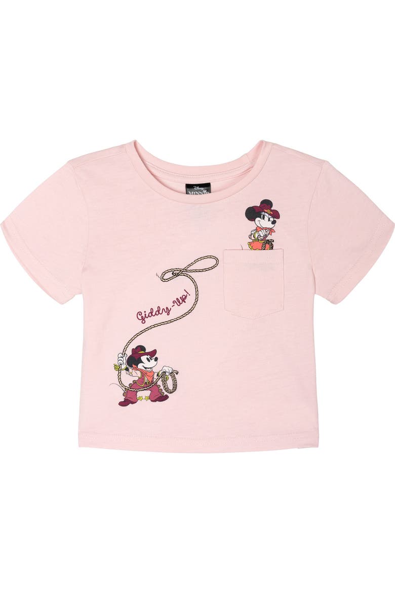 Mickey Mouse & Friends 2-Piece Tee and Shorts Set, Alternate, color, Pink Mickey Minnie