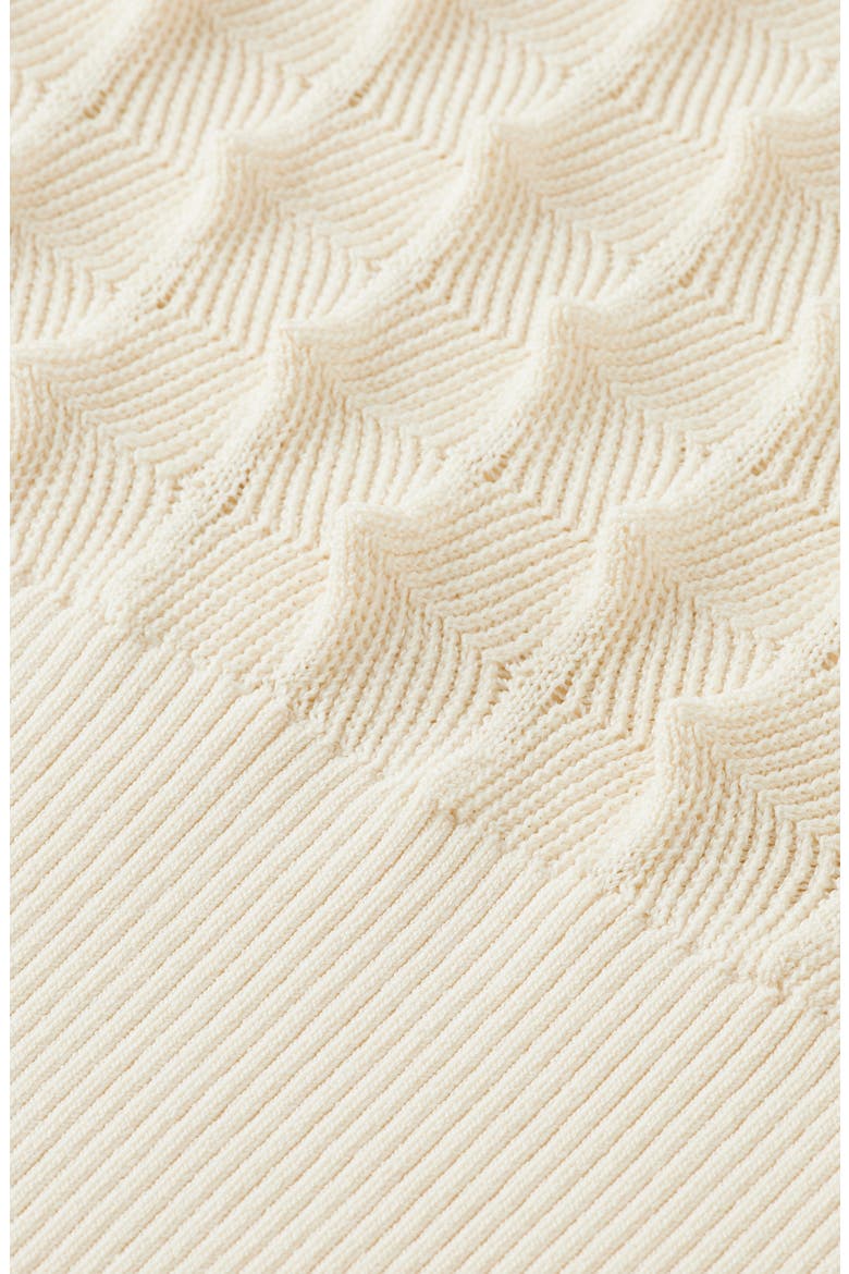 Textured Stitch Sweater, Alternate, color, EGGNOG