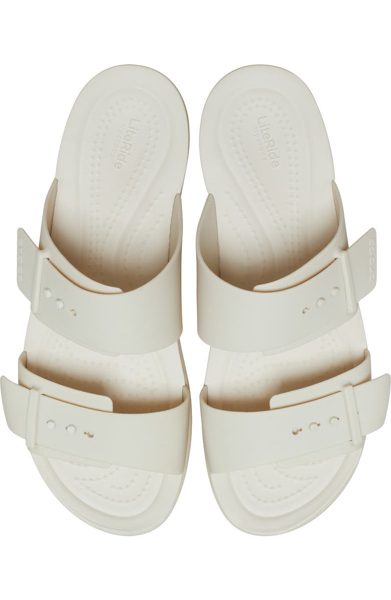 CROCS Brooklyn Wedge Slide Sandal, Alternate, color, Sandstone