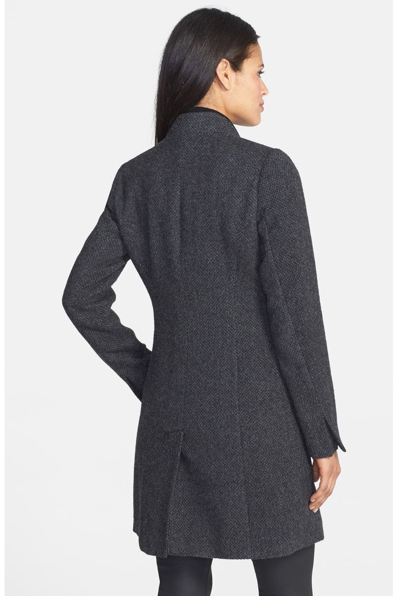 The Fisher Project Notch Collar Alpaca Tweed Jacket, Alternate, color, CHARCOAL
