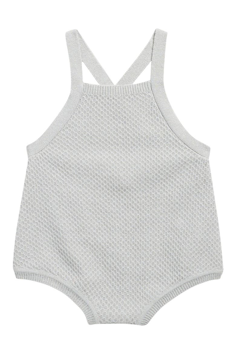 Caleb Organic Cotton & Linen Blend Shortalls, Main, color, SKY