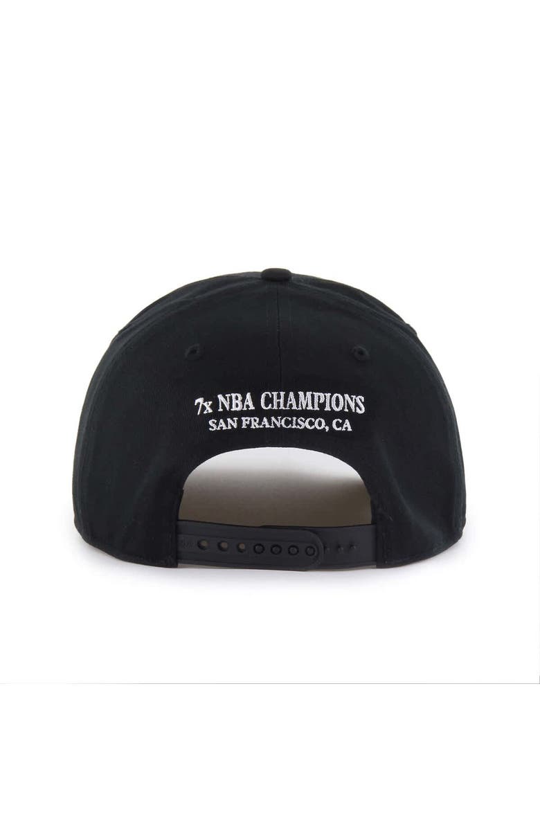 '47 Men's '47 Black Golden State Warriors Every Time Past Champs Hitch Adjustable Hat, Alternate, color, Black