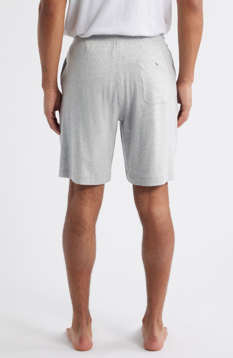 Daniel Buchler Stretch Cotton & Modal Drawstring Pajama Shorts, Alternate, color, Grey Heather