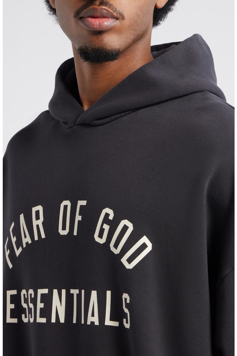 '90s Fit Cotton Logo Hoodie, Alternate, color, VINTAGE BLACK