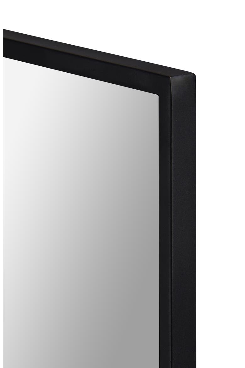Raizel Rectangular Mirror, Alternate, color, MIRROR MATT BLACK