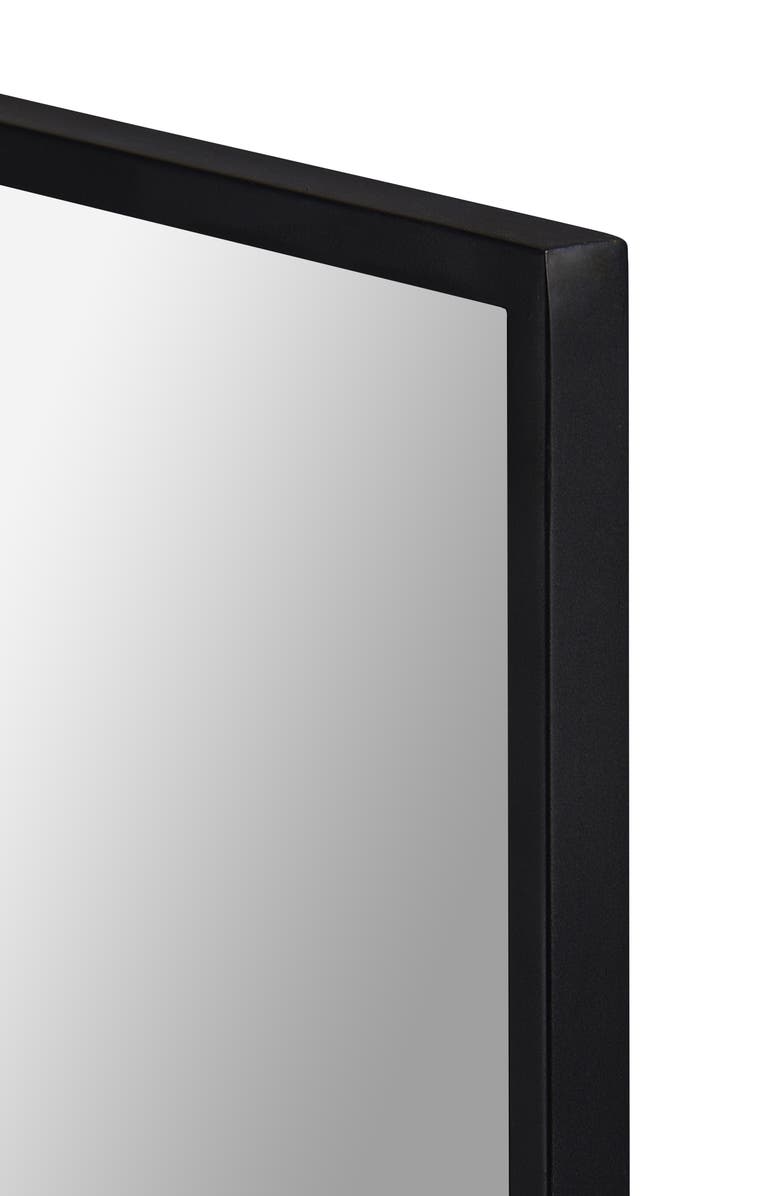 Renwil Raizel Rectangular Mirror, Alternate, color, Mirror Matt Black