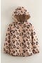Kids' Print Faux Fur Lined Hooded Jacket