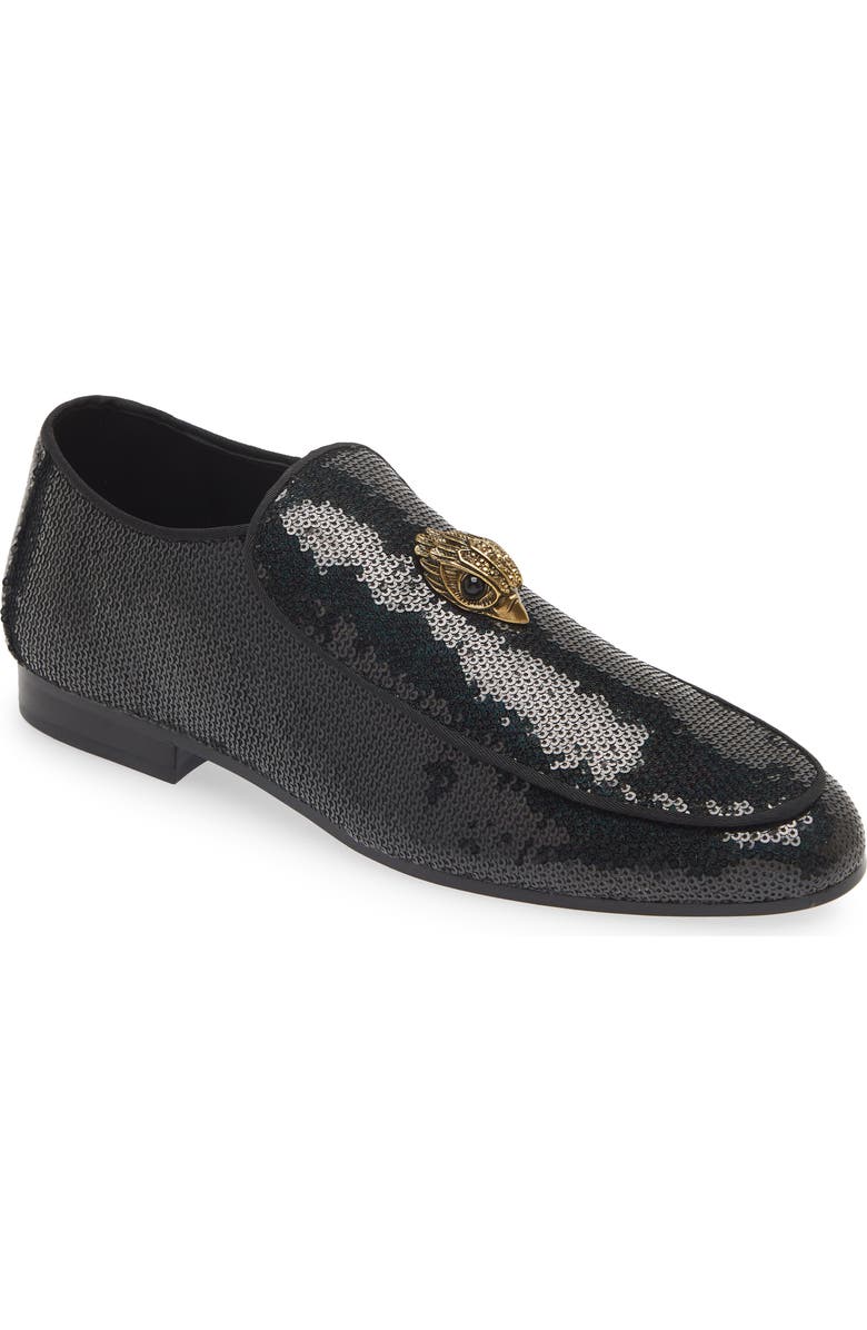 Kurt Geiger London Hugh Eagle Sequin Loafer, Main, color,