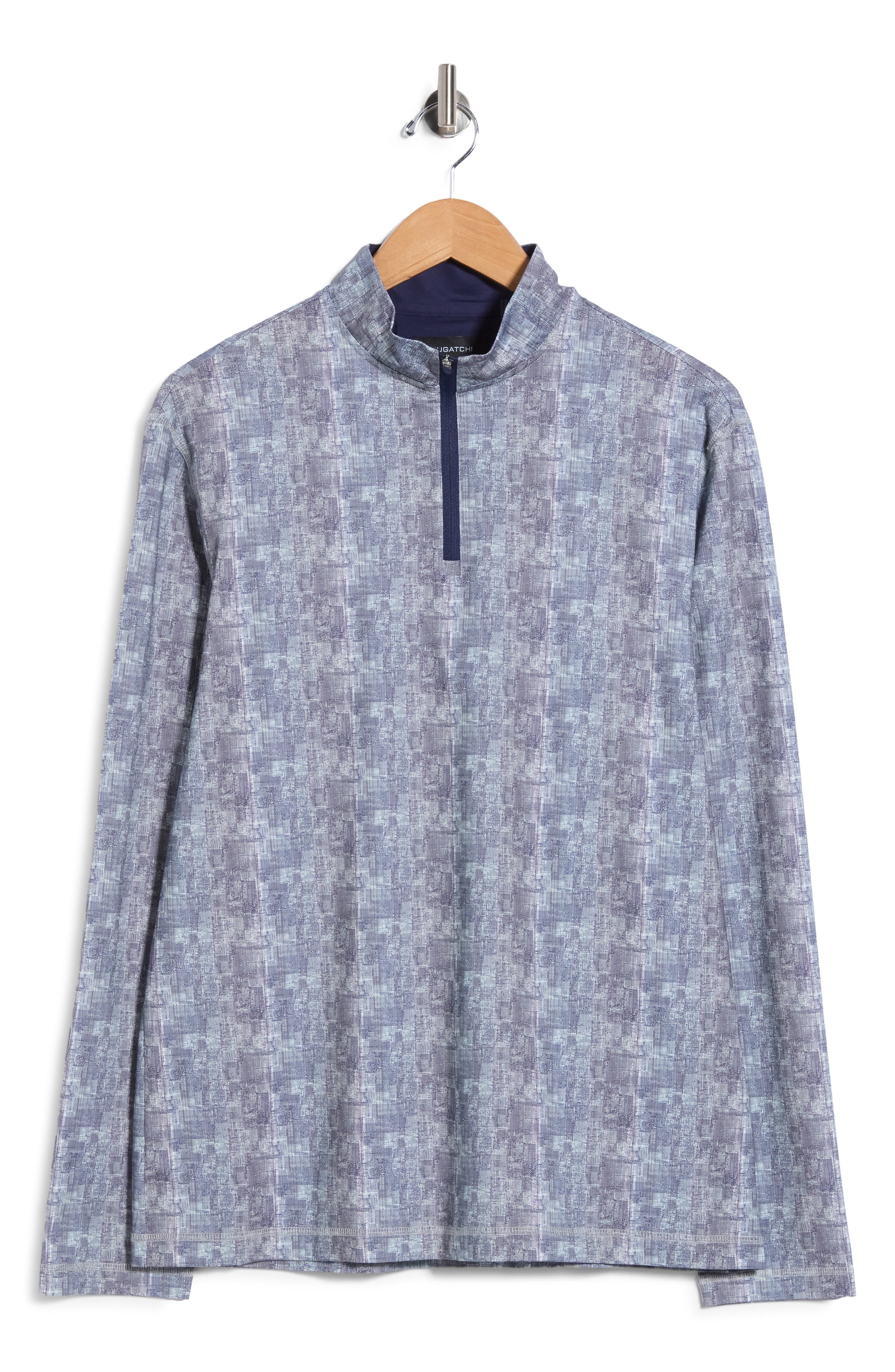 Stretch Cotton Quarter Zip Pullover