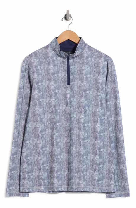 Stretch Cotton Quarter Zip Pullover