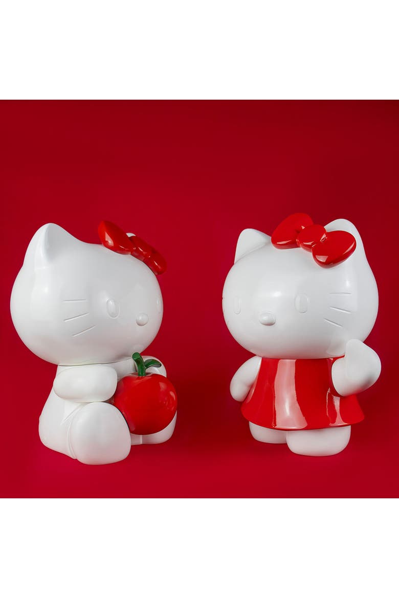 Hello Kitty with Robe Dress Figurine, Alternate, color, Red / White