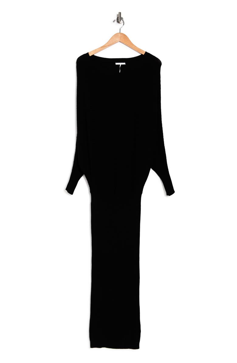 STITCHDROP Ribbed All in One Midi Dress, Alternate, color, 