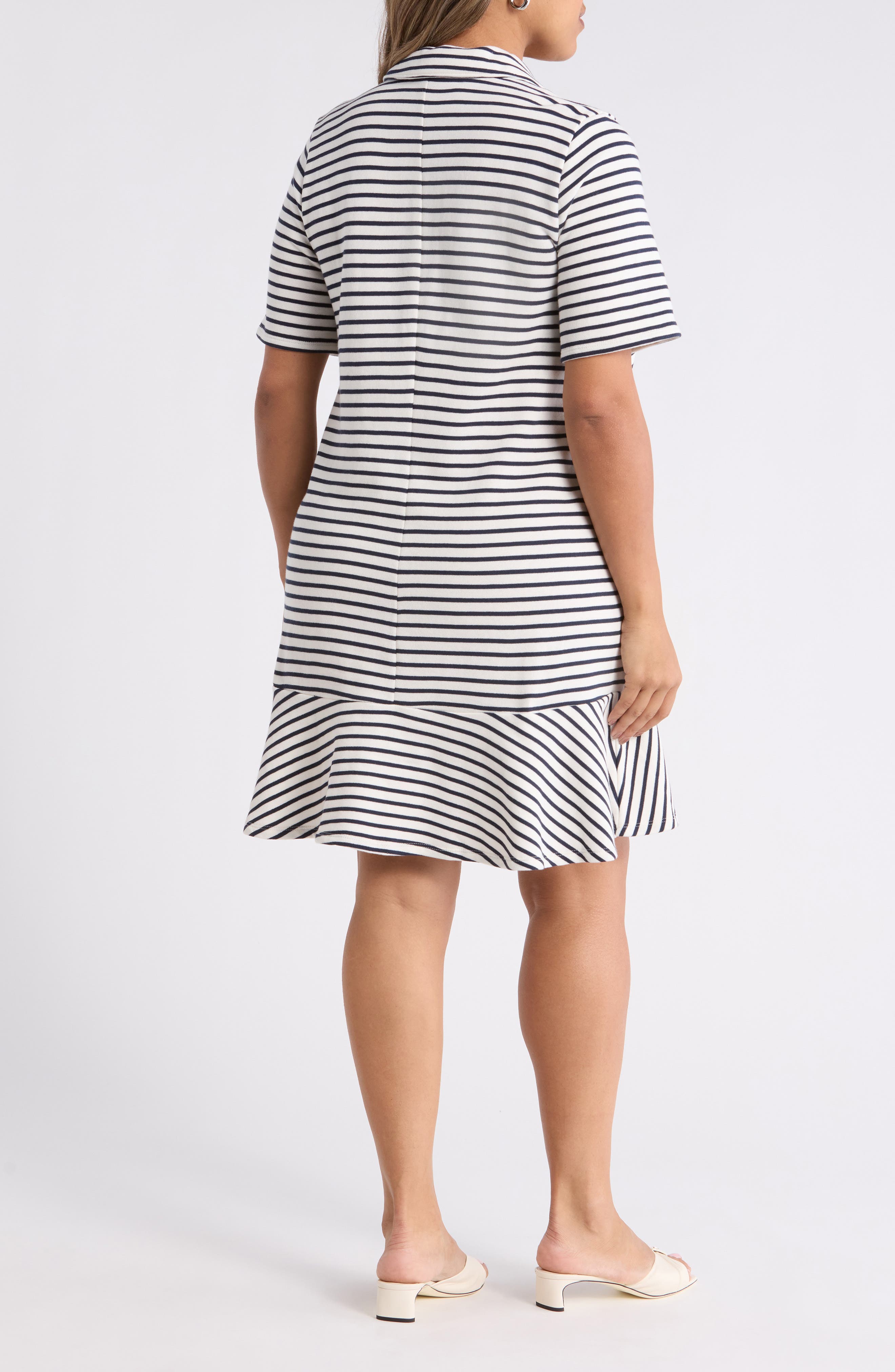 Henley Short Sleeve Polo Dress - image 2