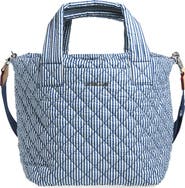 MZ Wallace Small Metro Deluxe Quilted Seersucker Tote