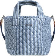 MZ Wallace Small Metro Deluxe Quilted Seersucker Tote
