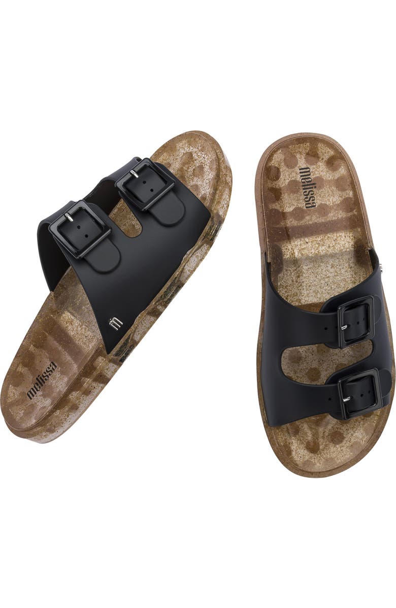 Melissa Double Strap Slide Sandal, Alternate, color,