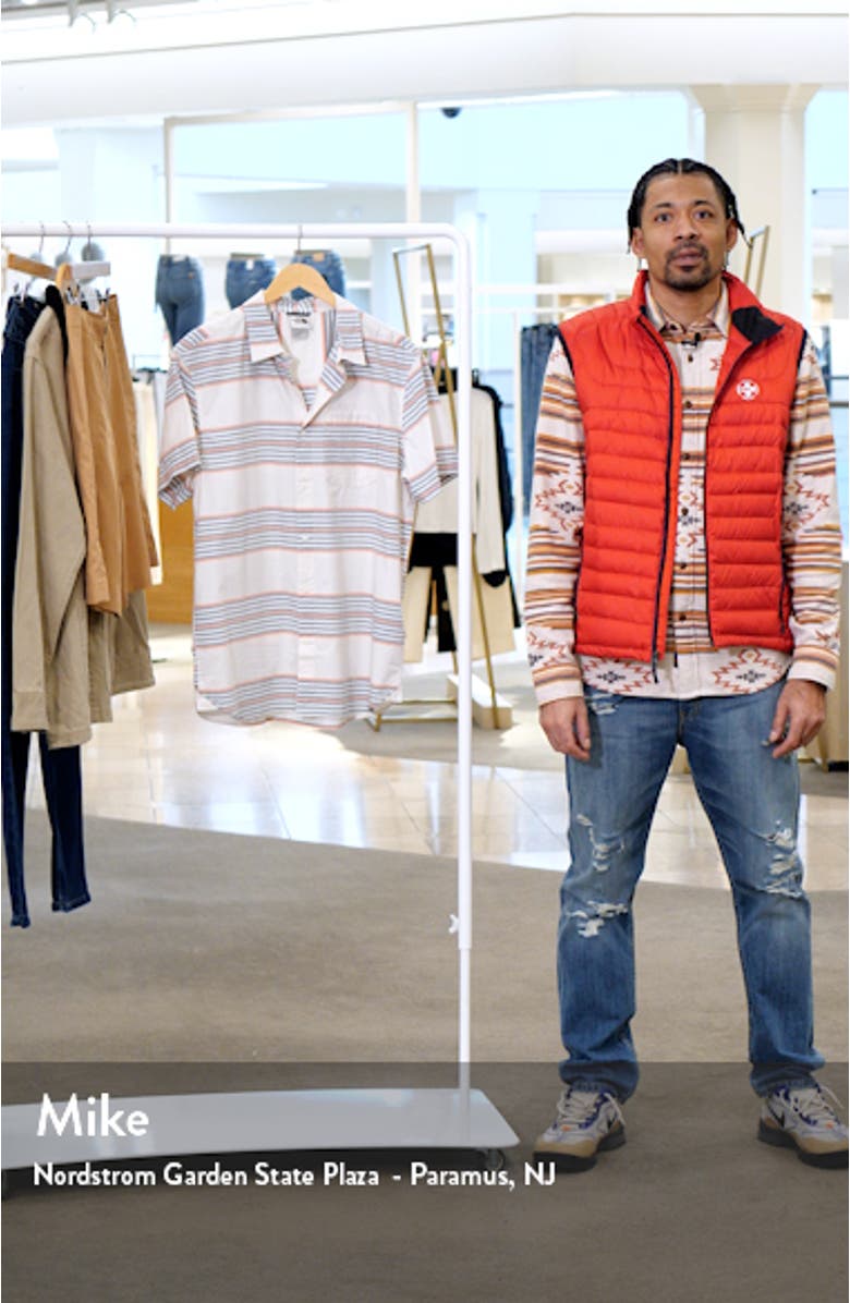 Baytrail Stripe Short Sleeve Button-Up Shirt, sales video thumbnail