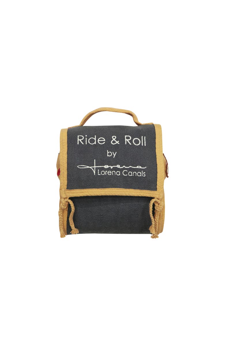 Lorena Canals Soft toy Ride & Roll, Alternate, color, Honey, Dark Grey And Natural