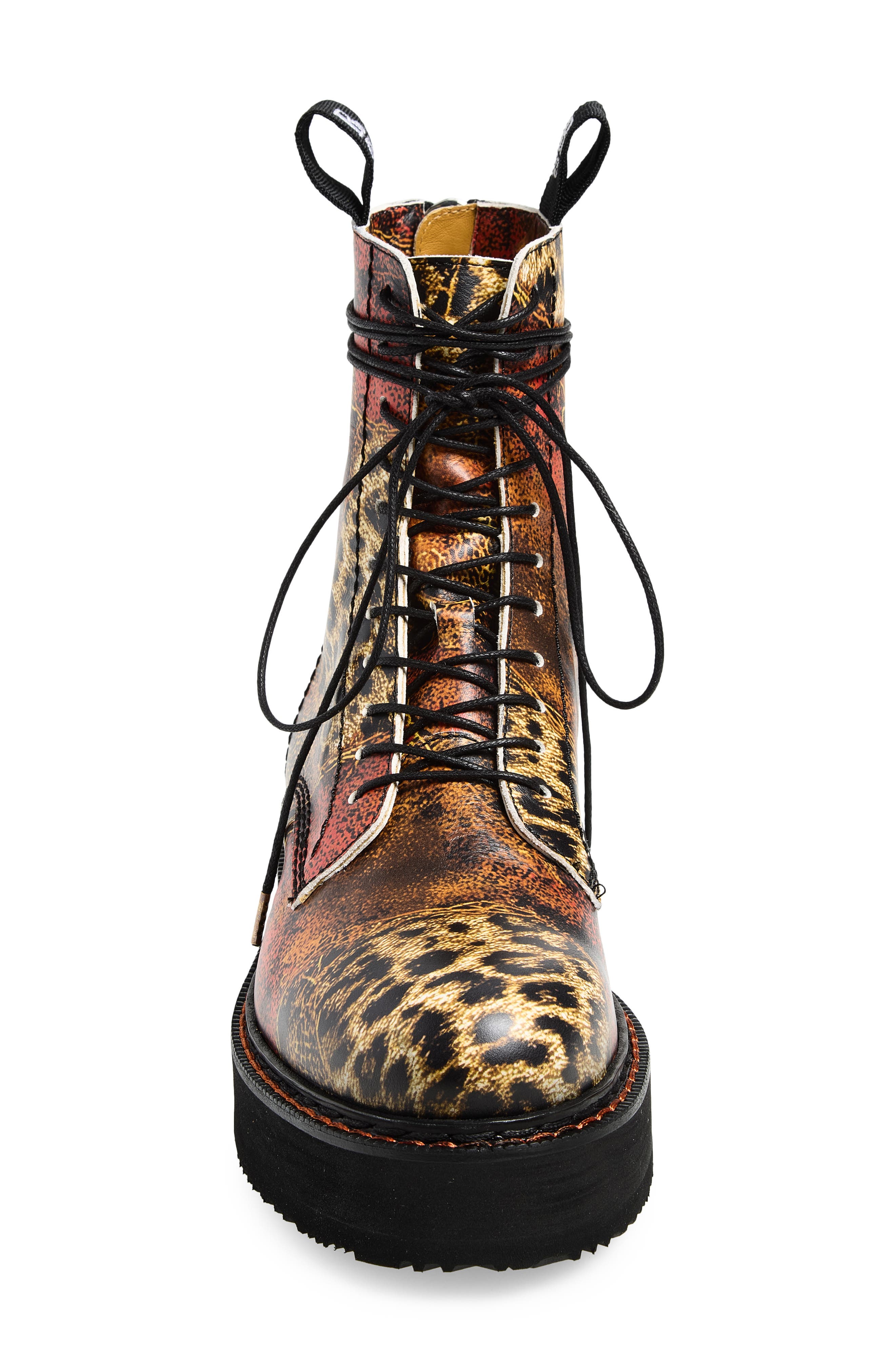 Core Single Stack Boot, Alternate, color, PRINTED YELLOW LEOPARD