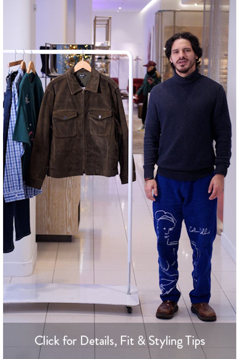 Corduroy Zip Jacket (Men) | Nordstrom