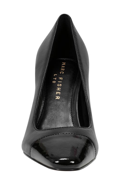 Marc Fisher Ltd Vernie Block Heel Pump In Black