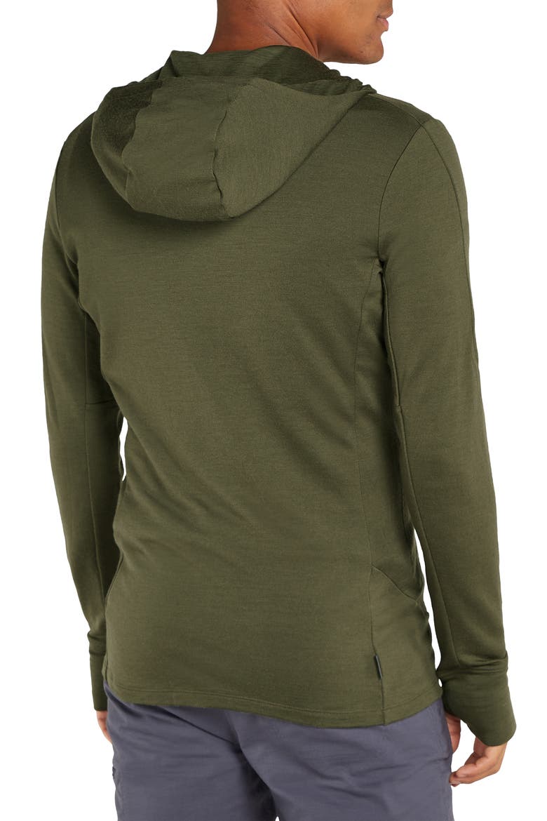 260 Quantum Merino Wool Hooded Jacket, Alternate, color, LODEN