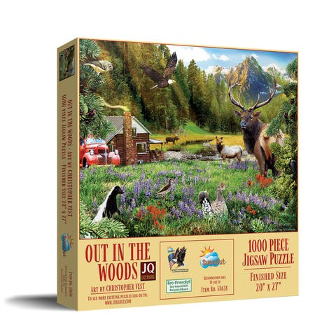 Out in the Woods 1000 piece Jigsaw Puzzle for Adults