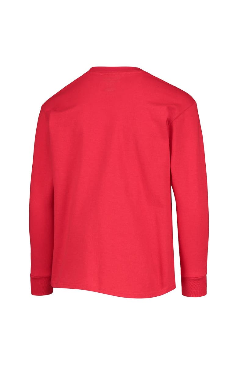 Champion Youth Champion Scarlet Nebraska Huskers Strong Mascot Team T-Shirt, Alternate, color,