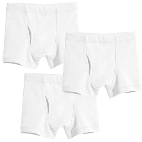 Boys Super-Soft Organic 100% Cotton Boxer Briefs (Toddler, Little Kid, Big Kid)