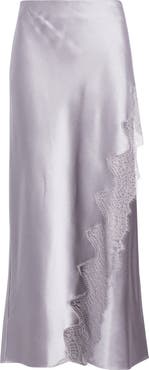 BOSS Orange Lace Trim Midi Skirt