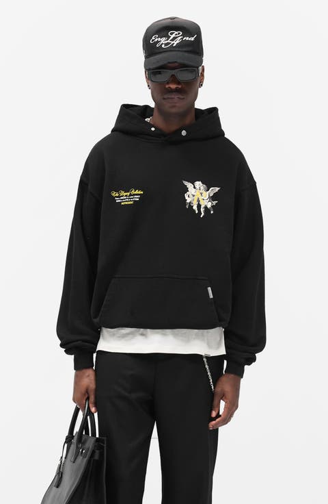 Legacy Cherubs Cotton Graphic Hoodie
