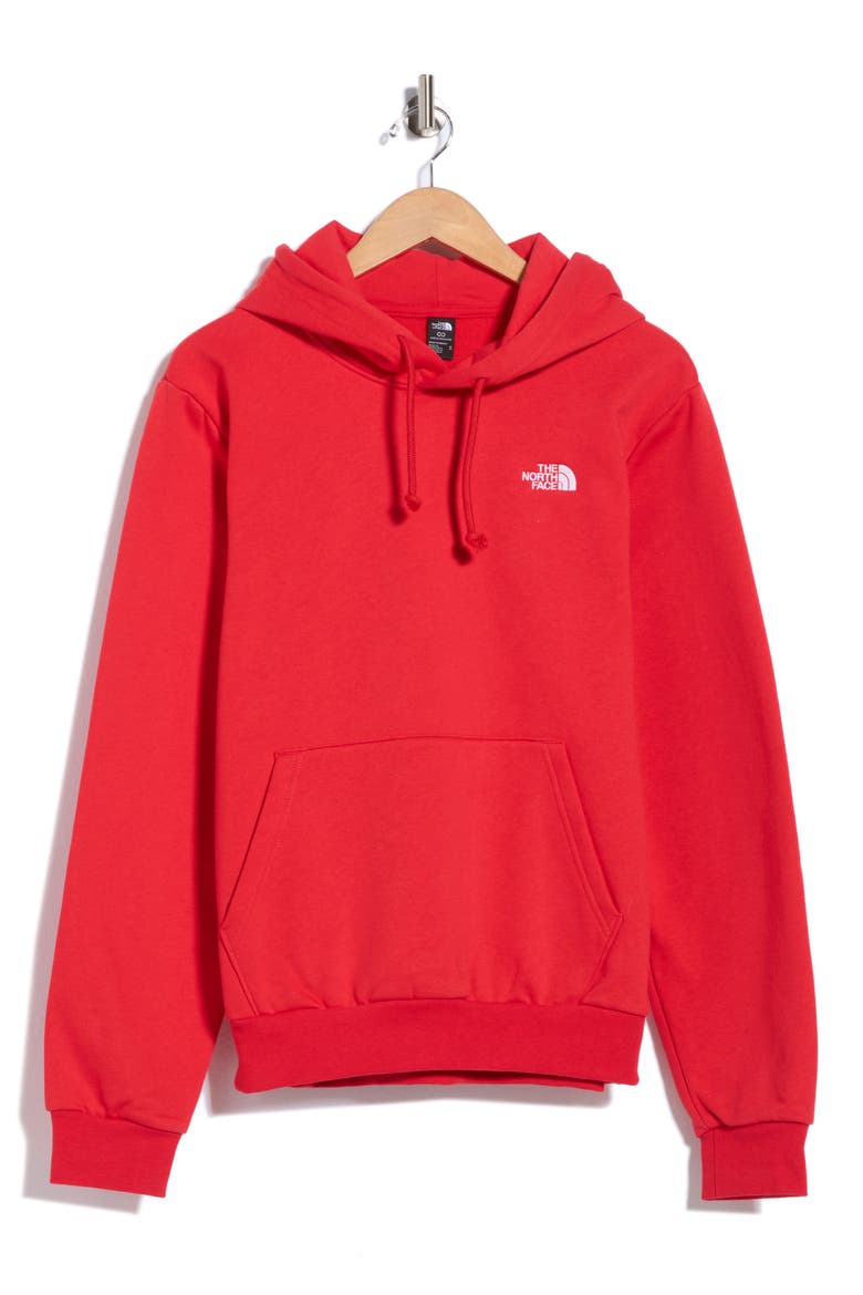 Evolution Simple Dome Regular Hoodie, Alternate, color, TNF RED