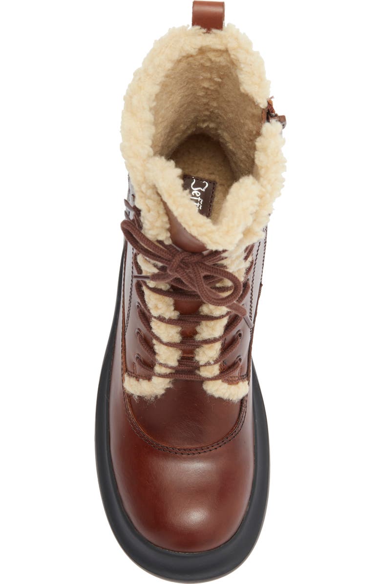 Jeffrey Campbell Explored Lace-Up Boot, Alternate, color, Brown